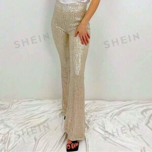 High Waist Sequin Pants XL NWT